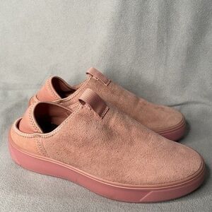 Ecco Street Tray Hygge Slip On Slipper Women Size 40/US9-9.5  Rose Pink Nubuck